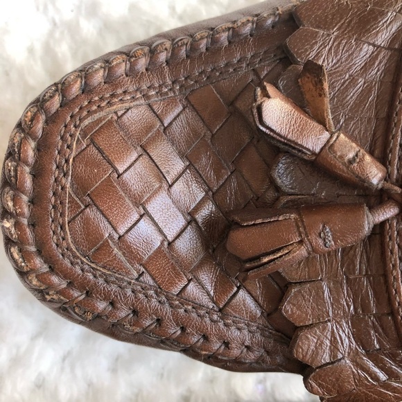 Bass  Boyd 10 1/2 men’s loafers brown leather - Picture 1 of 6